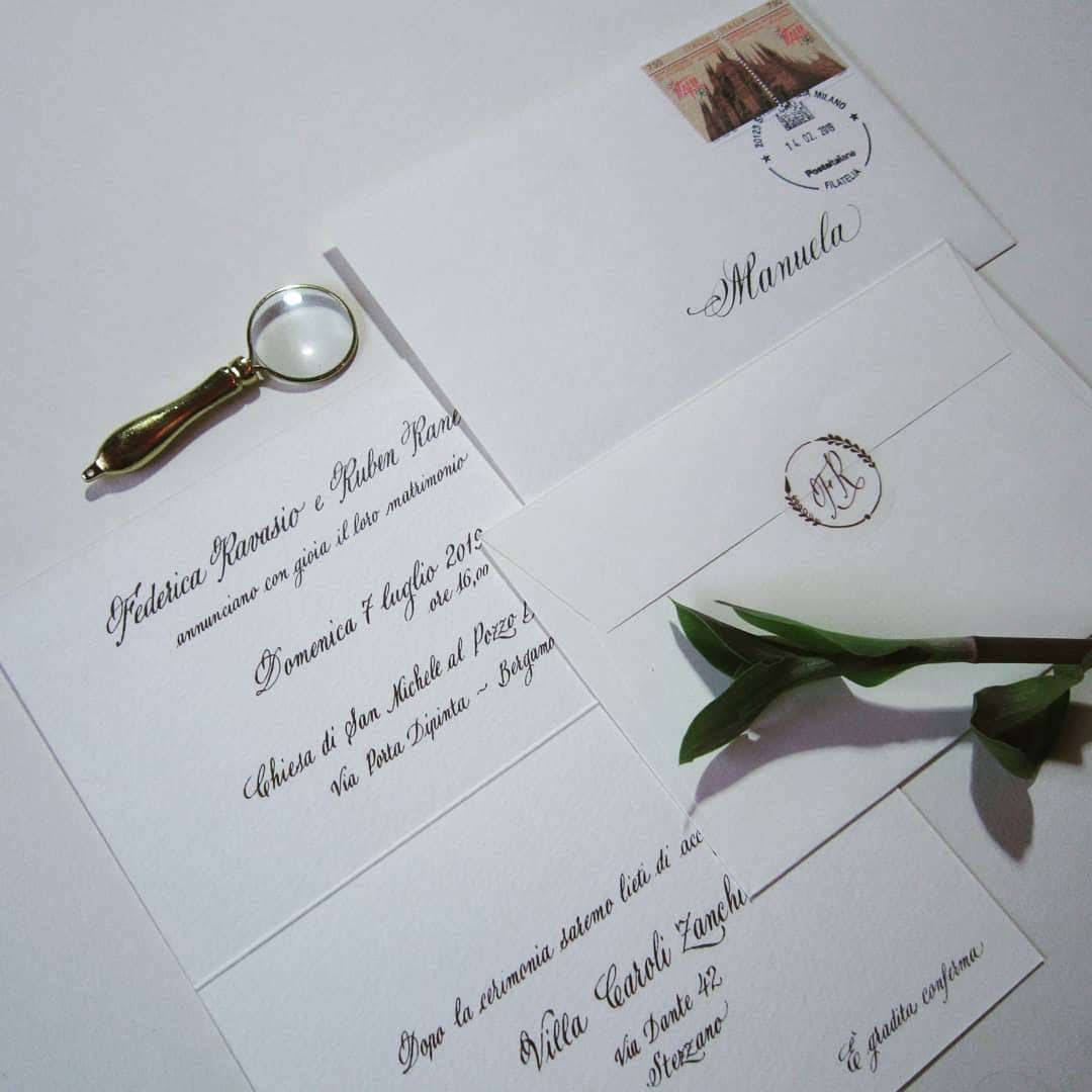 calligrafa partecipazioni matrimonio
