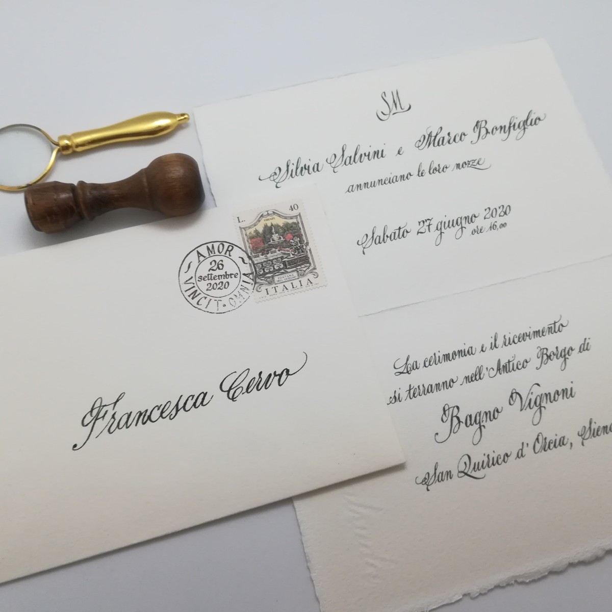 calligrafa partecipazioni matrimonio